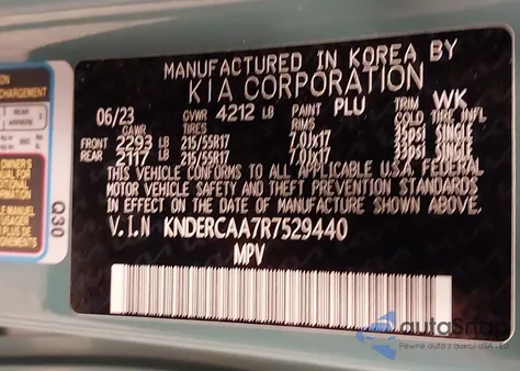 2024 Kia Seltos Ex from USA, damaged, VIN KNDERCAA7R7529440